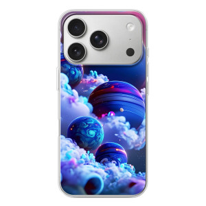 Чохли КОСМОС  на iPhone 17 Pro – Сині планети
