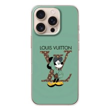 Чехлы Луи Витон для iPhone 17 Pro (AlphaPrint - LOUIS VUITTON) (Микки Маус LV)