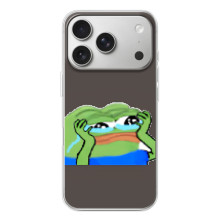 Чохли з зображенням Жаба Мем на iPhone 17 Pro – Плач жаби