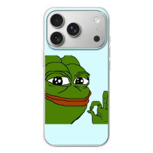 Чохли з зображенням Жаба Мем на iPhone 17 Pro