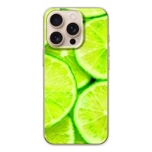 Чехлы с Фруктами для iPhone 17 Pro (VPrint) (Лайм)