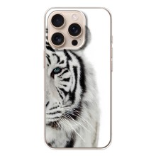 Чехлы с картинками животных iPhone 17 Pro (Белый Тигр)
