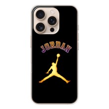Чехлы для iPhone 17 Pro - с картинкой JORDAN (AlphaPrint) (Jordan Gold)
