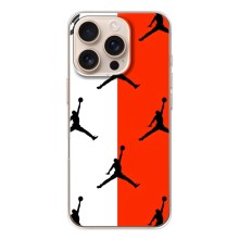 Чехлы для iPhone 17 Pro - с картинкой JORDAN (AlphaPrint) (Лого Джордан)