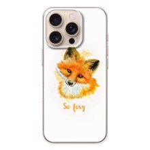 Чехлы с картинкой Лисички для iPhone 17 Pro (VPrint) (Девочка Лиса)
