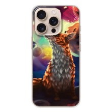 Чехлы с картинкой Лисички для iPhone 17 Pro (VPrint) (Лисица в космосе)