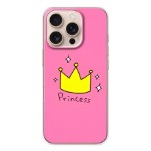 Чехол с картинкой (Стильные) для Айфон 17 Pro - (AlphaPrint) (Princess)