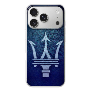 Чохли з тематикою "Круті машини" на iPhone 17 Pro – Лого Maserati