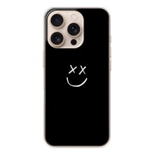 Чехол для Айфон 17 Pro - (AlphaPrint) с печатью (ТОП продаж) (Смайл)