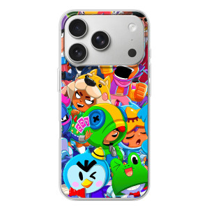 Чехол для iPhone 17 Pro Бравл Старс (VPrint)