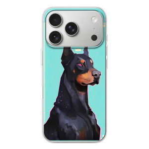 Чехол ДОБЕРМАН для iPhone 17 Pro – Король доберман