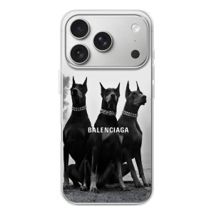 Чехол ДОБЕРМАН для iPhone 17 Pro – Три добермана