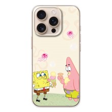 Чехол Губка Боб для Айфон 17 Pro (Патрик и Боб)