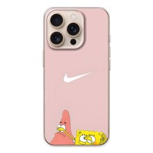 Чехол Губка Боб для Айфон 17 Pro (Патрик и Губка)