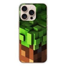 Чехол Майнкрафт на iPhone 17 Pro (AlphaPrint) Minecraft (текстура Майнкрафт)