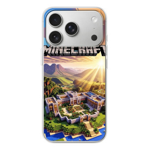 Чехол майнкрафт для iPhone 17 Pro (MINECRAFT)