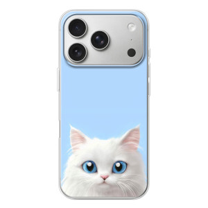 Чехол на тематику: Коты для iPhone 17 Pro – Белый кот