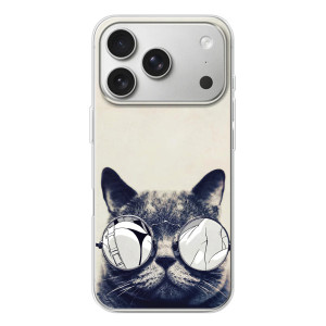 Чехол на тематику: Коты для iPhone 17 Pro – Модный кот