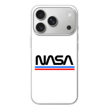 Силіконовый бампер з принтом "Наса" на iPhone 17 Pro