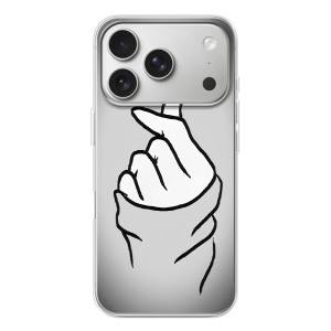 Чохол з принтом для iPhone 17 Pro (AlphaPrint - Знак сердечка)