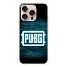 Чехол PUBG для Айфон 17 Pro (AlphaPrint) (Лого PUBG)