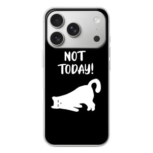 Бампер с изображением Котиков для Айфон 17 Про – Not Today