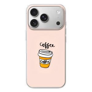 Чехол с изображением  вкусной еды для iPhone 17 Pro – Кружка кофе