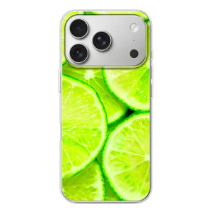 Чехол с изображением  вкусной еды для iPhone 17 Pro – Лайм