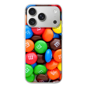 Чехол с изображением  вкусной еды для iPhone 17 Pro – Разноцветные M&M'S
