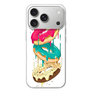 Чехол с изображением  вкусной еды для iPhone 17 Pro – Сочные пончики