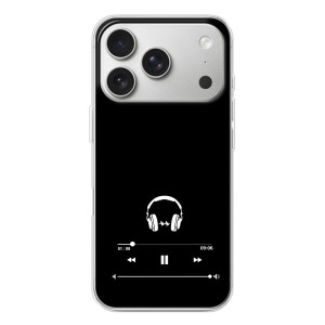 Чохол з картинками на чорному фоні для iPhone 17 Pro – Плеєр
