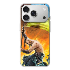 Чехол с картинкой (Патриотический КОЗАК) на iPhone 17 Pro – Сильный Козак