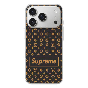 Чеохол для iPhone 17 Pro з картинкою Supreme (AlphaPrint)