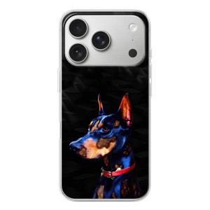 Бампер для iPhone 17 Pro з картинкою "Песики" – Собака Мопсік