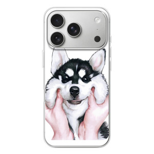 Бампер для iPhone 17 Pro з картинкою "Песики" – Собака Хаскі