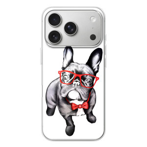 Бампер для iPhone 17 Pro з картинкою "Песики" – В окулярах