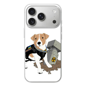 Чехол с принтом Собаки Патрон для iPhone 17 Pro – Пёс Патрон с ракетой