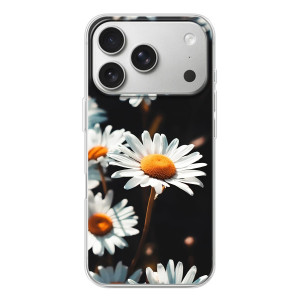 Чохол з ромашками на iPhone 17 Pro – Білі ромашки