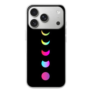 Чехол (ТПУ) с планетами на iPhone 17 Pro – Полнолуние