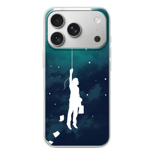 Чехол (ТПУ) с планетами на iPhone 17 Pro – To The moon