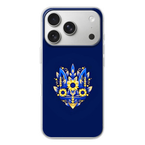 Чохол Укр Символіка для iPhone 17 Pro – Квітучий Герб