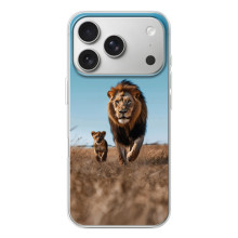 Чехол Король лев на Айфон 17 Pro (Мусафа и Симба)