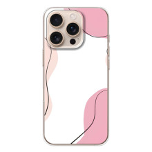 Чохол квітковий дизайн для iPhone 17 Pro – Рожевий фон