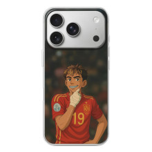 Чехол с футболистом Ламин Ямаль iPhone 17 Pro (Ямаль аниме)