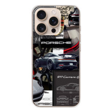 Чохол з авто Порше для iPhone 17 Pro – Колаж Порше