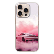 Чохол з авто Порше для iPhone 17 Pro – Рожевий Порше