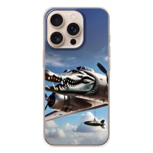 Чехол с мемом Тралалело тралала на iPhone 17 Pro (Бомбардиро крокодило)