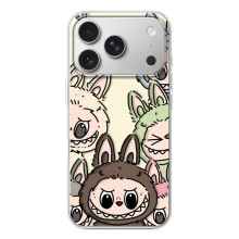 Чехол с Лабубу на iPhone 17 Pro (Коллаж Лабубу)