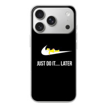 Чехол с логотипом Найк на iPhone 17 Pro – Nike just do it