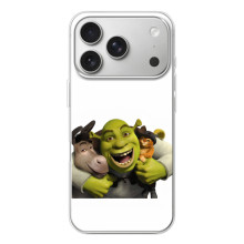 Друкований чохол з принтом Шрек для iPhone 17 Pro